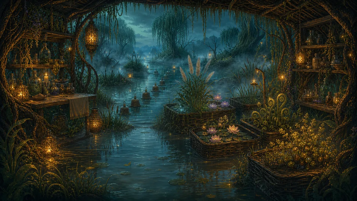 The misty Whispering Fen
